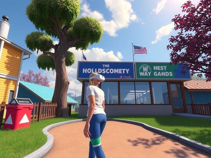 Vibrant VRChat Discord community chat visualization