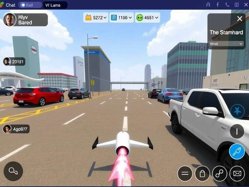 VRChat Creator Companion and Unity Editor interface side by side showing a 3D world under construction