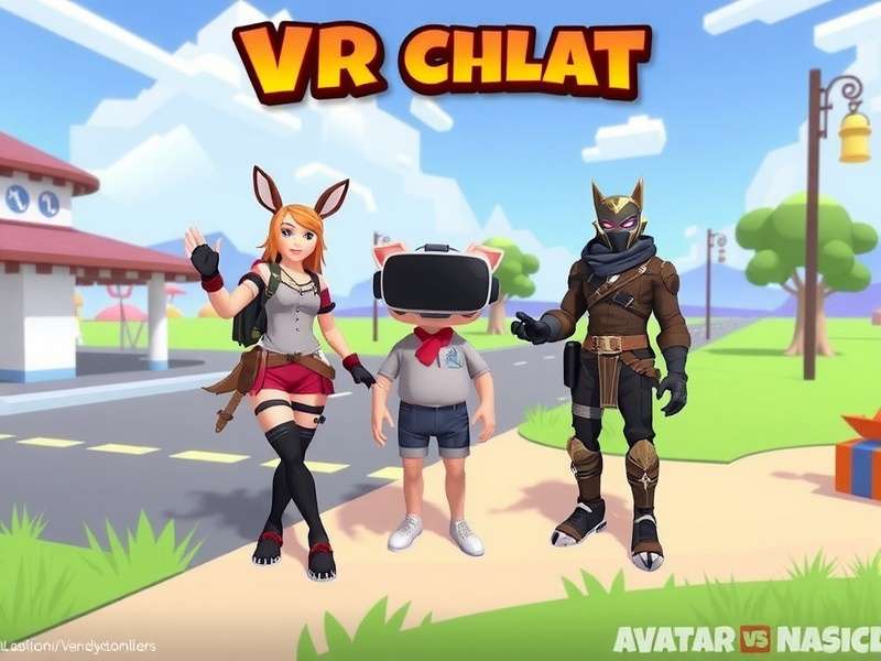 Person using a smartphone to interact with a 3D avatar world