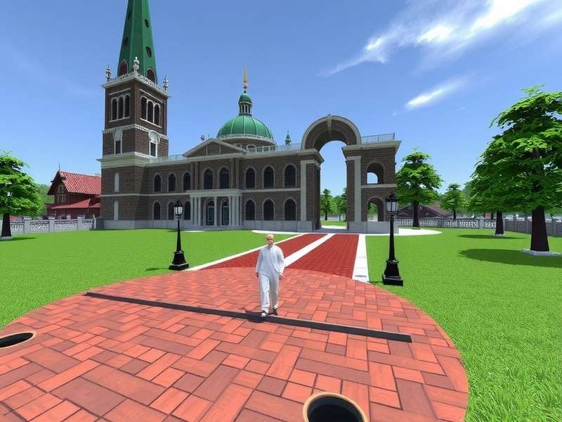 3D artist working on a stylized VRChat avatar model in a digital workspace