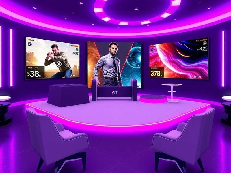 VRChat users interacting in a fantastical virtual world