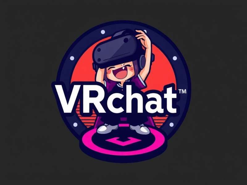 Evolution of the VRChat logo from early versions to the current iconic design