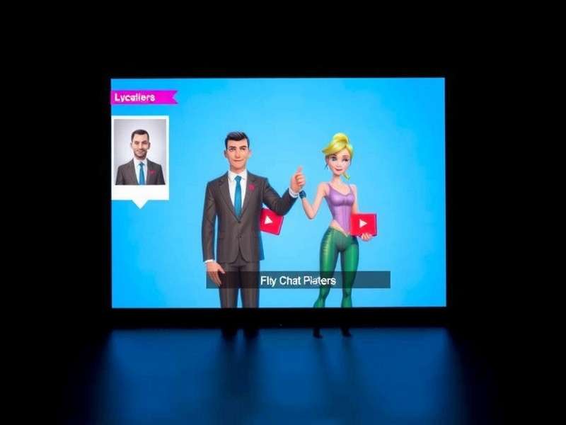 VRChat mobile and PC users interacting in a virtual world