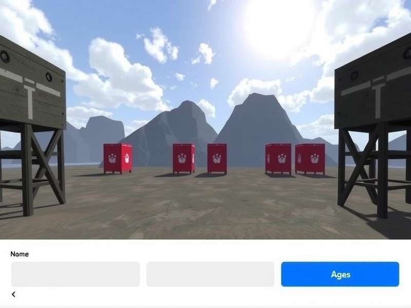 VRChat user interacting with virtual world using VR headset