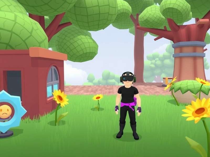 VRChat avatar loading error showing gray robot model