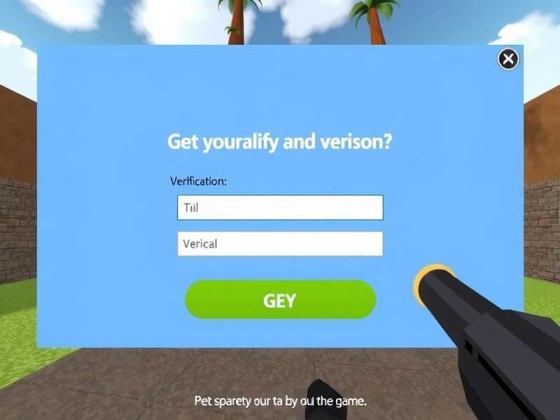 VRChat user interacting with virtual interface demonstrating age verification concept