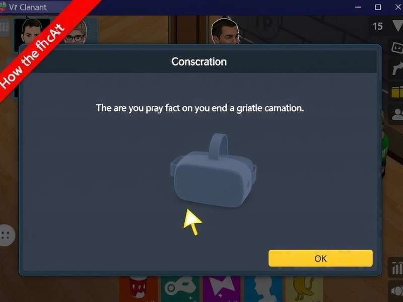 VRChat Creator Companion interface on a computer screen