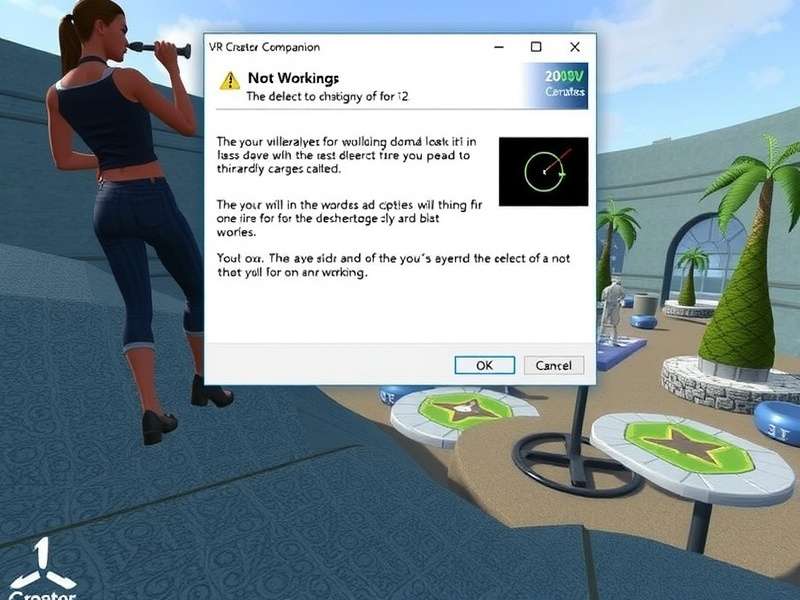 Bar chart showing VRChat Creator Companion error frequency: Unity conflicts 38%, corrupt cache 30%, network 12%, permissions 9%, other 11%