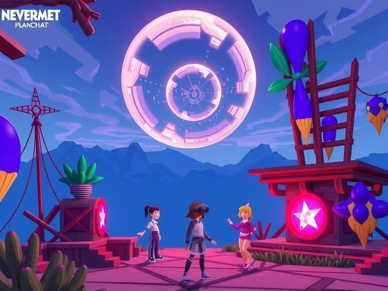Nevermet Vrchat virtual reality social experience with immersive avatars and worlds