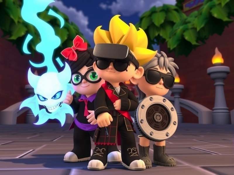 VRChat avatar with glowing magical powers in a virtual world