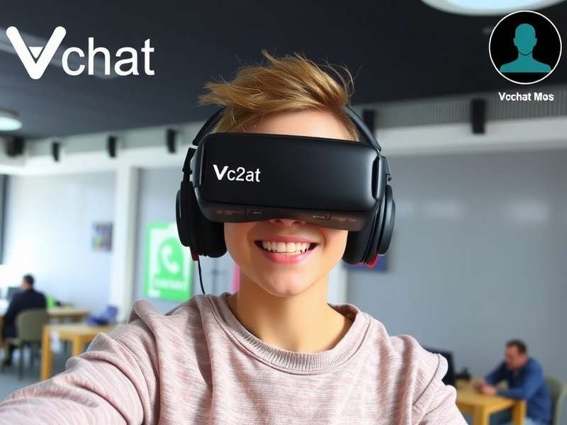 VRChat Mobile Face Tracking in action on a smartphone showing avatar expressions